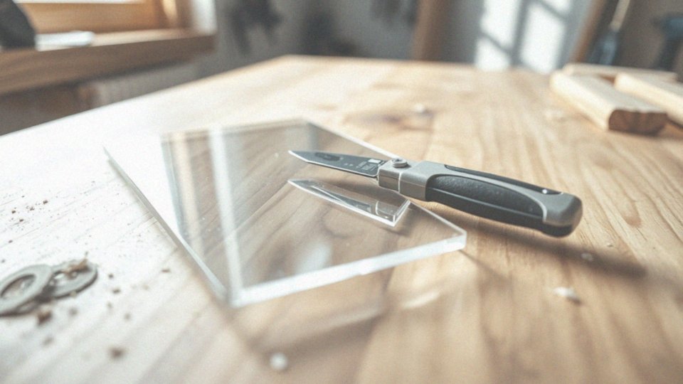 Jak skutecznie ciąć szkło za pomocą noża do tapet?