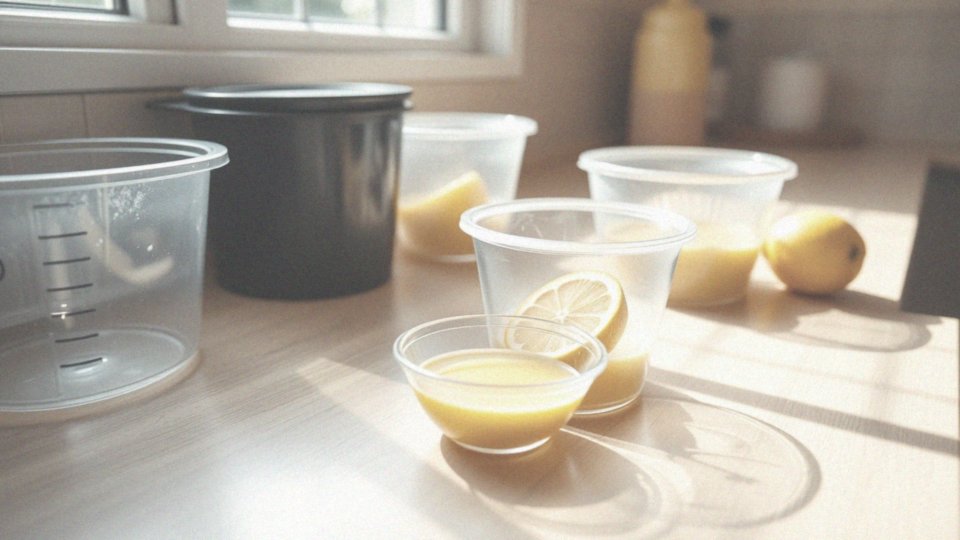 Jak sok z cytryny wpływa na czyszczenie plastiku?