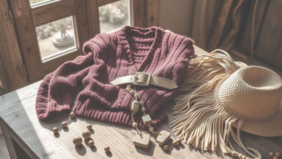 Jakie dodatki do bordo wpasowują się w styl boho?