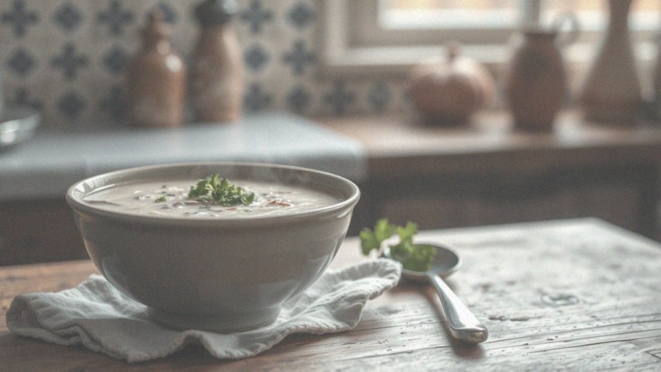 Jak przygotować zupę pieczarkową bez zasmażki?